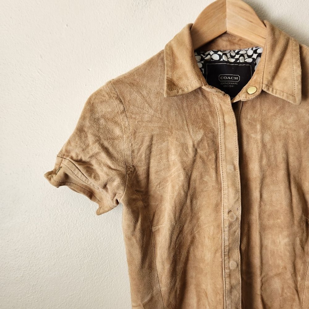 Vintage Coach size 6 Leather Dress